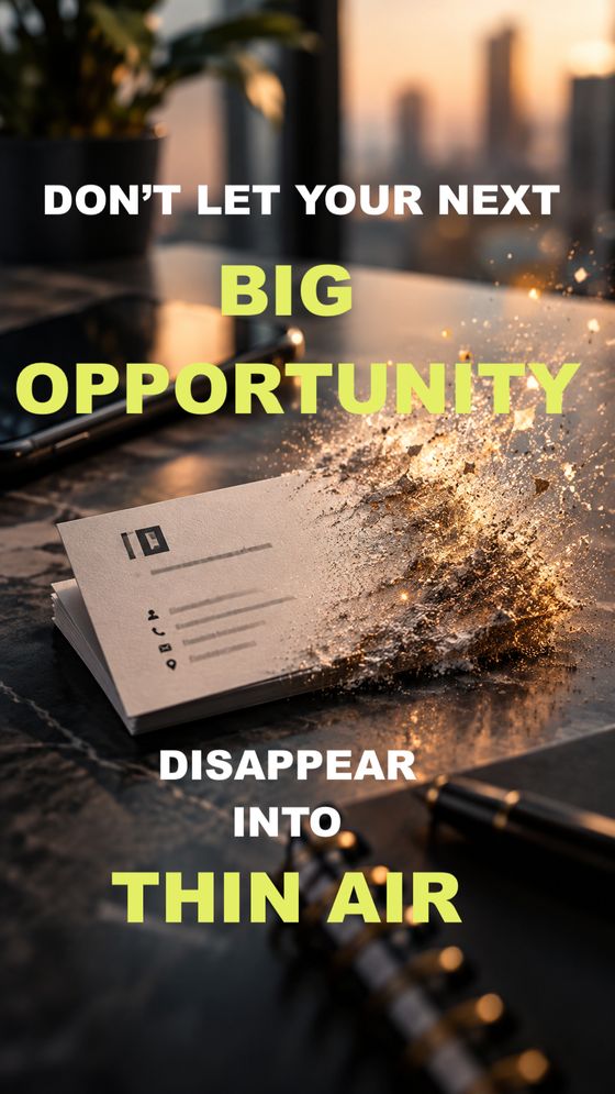 Don’t Let Your Next Big Opportunity Disappear Into Thin Air thumbnail